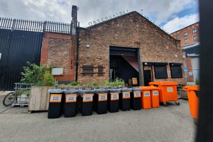 Orange Bins